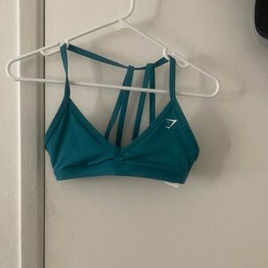 Gymshark Teal Minimal Sports Bra